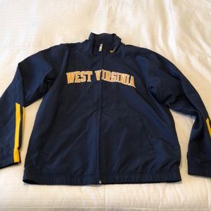 Nike West Virginia zip up wind breaker